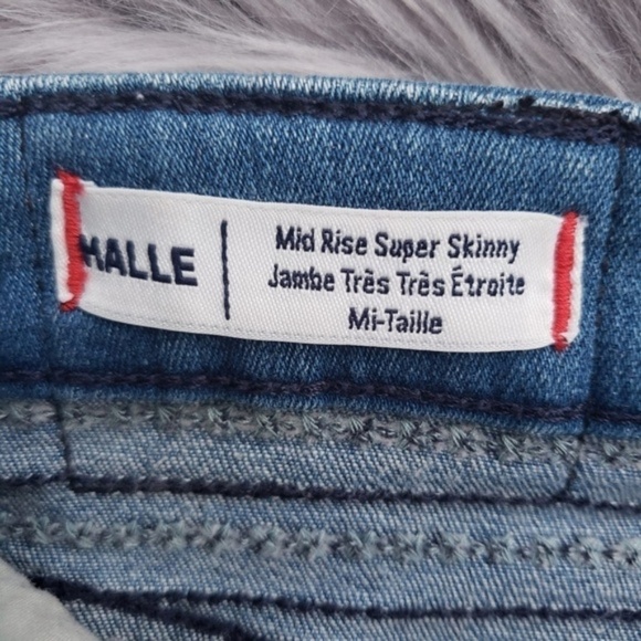 TRUE RELIGION HALLE mid rise super skinny jeans 27 - Picture 7 of 8